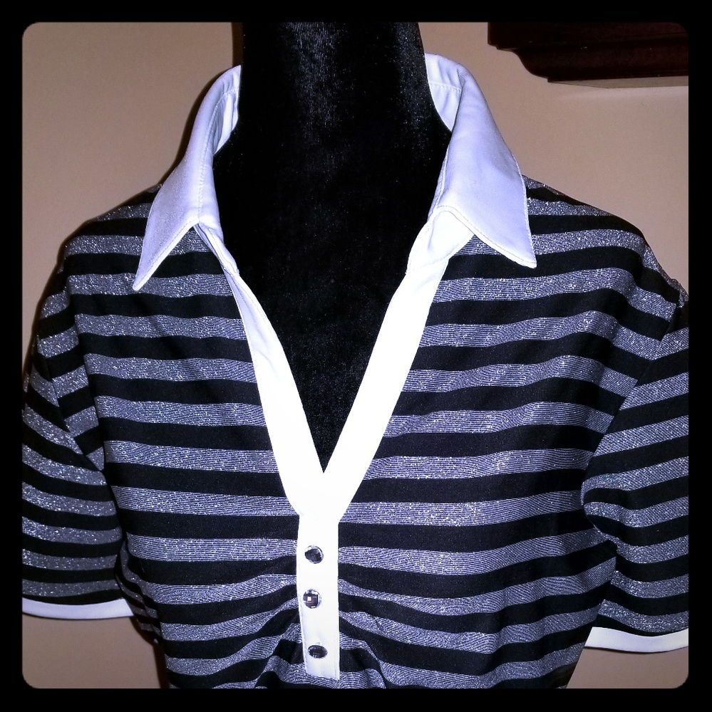 NWOT bette & court Golf Shirt